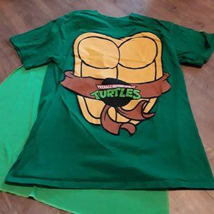 Teenage Mutant Ninja Turtle T-Shirt With cape